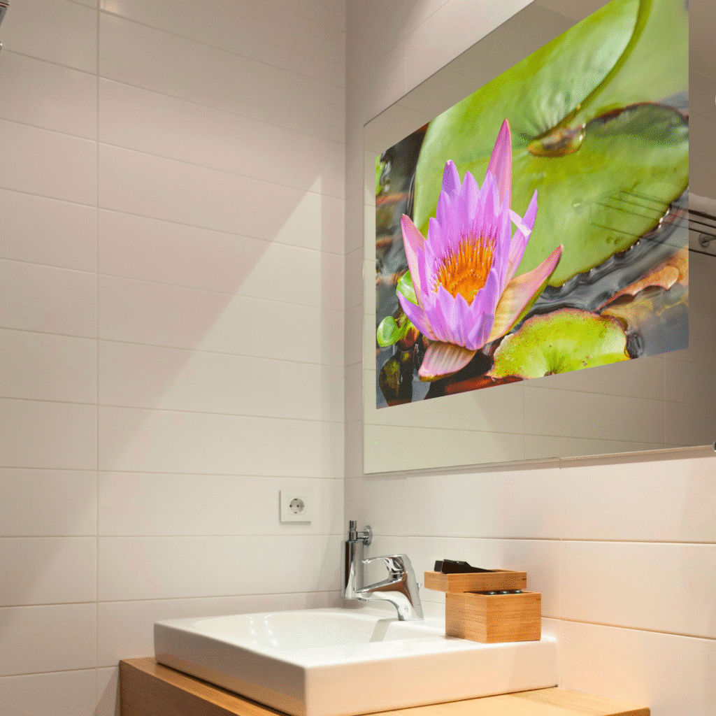 Replace your bathroom mirror with a bathroom tv