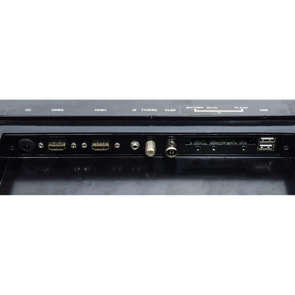 Parallel AV Televisions provide the inputs and outputs you'd expect from a mainstream television