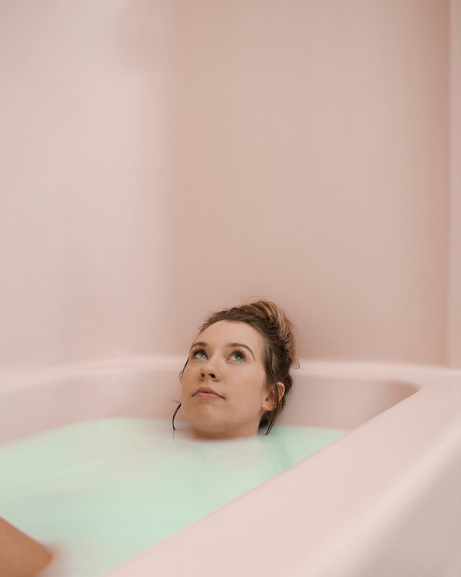 You can watch TV from the hot tub