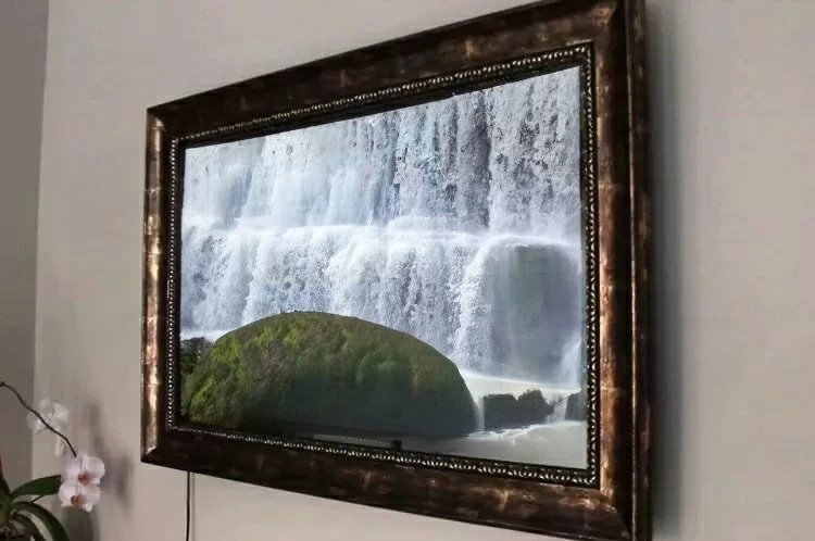 framed custom tv